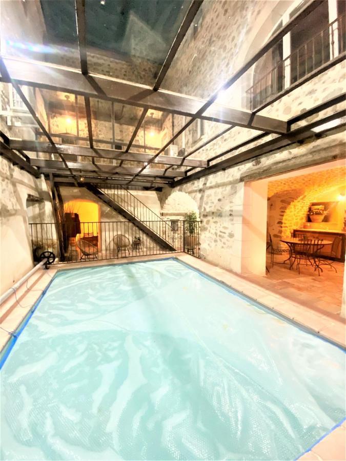 Gite De Groupe 9Ch Ou 3 Gites Independants De 3Ch - Patio Et Piscine Interieure Chauffee Toute L'Annee Валлон-Пон-д'Арк Экстерьер фото