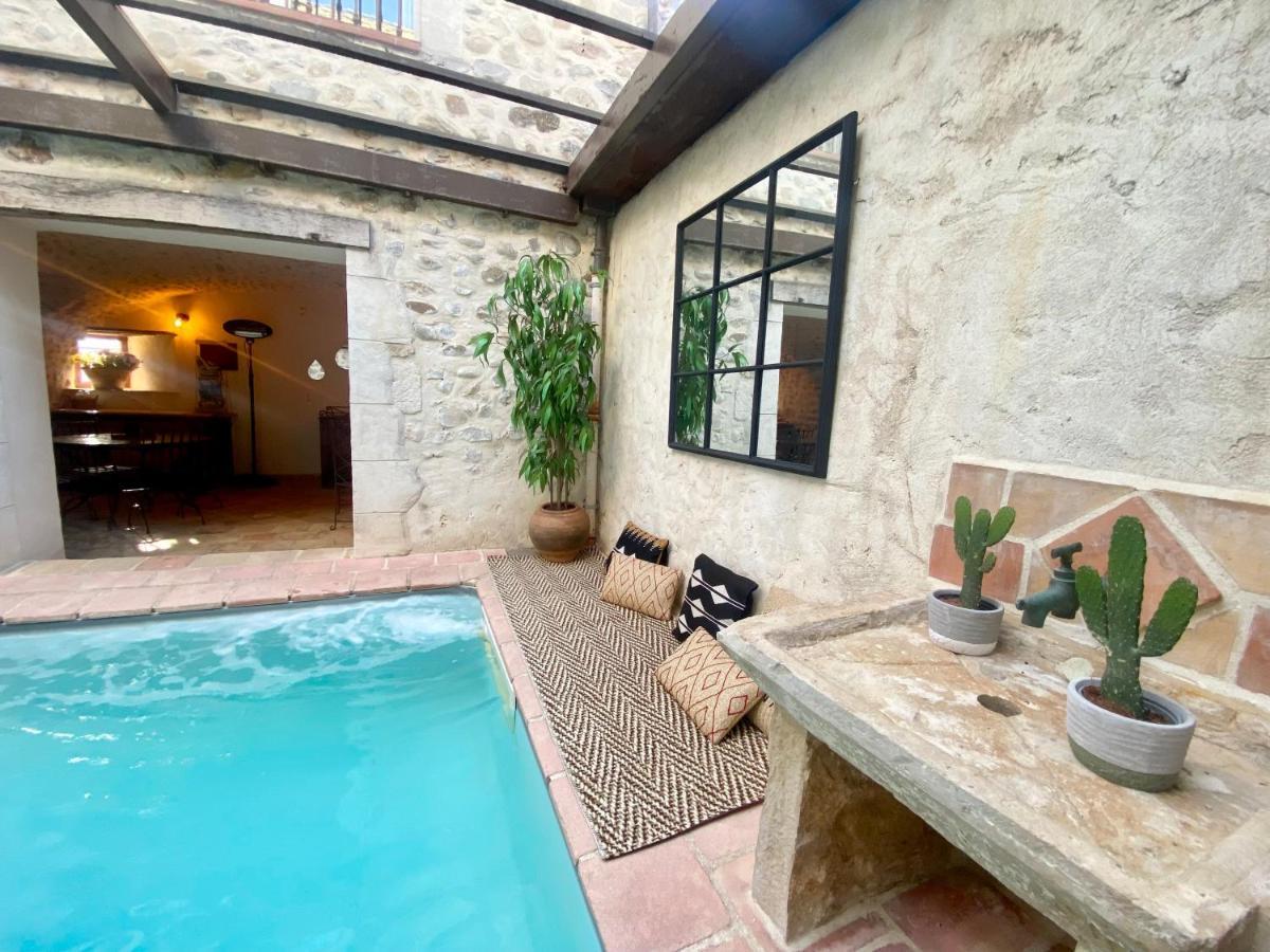 Gite De Groupe 9Ch Ou 3 Gites Independants De 3Ch - Patio Et Piscine Interieure Chauffee Toute L'Annee Валлон-Пон-д'Арк Экстерьер фото