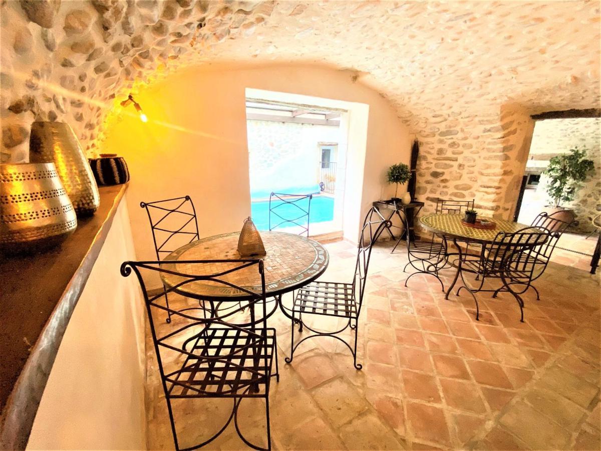 Gite De Groupe 9Ch Ou 3 Gites Independants De 3Ch - Patio Et Piscine Interieure Chauffee Toute L'Annee Валлон-Пон-д'Арк Экстерьер фото