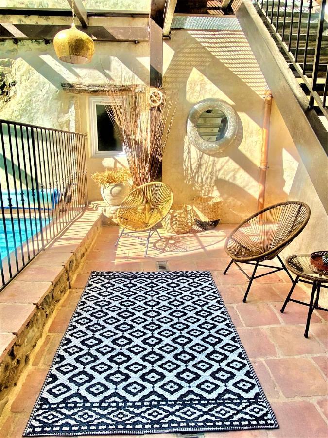 Gite De Groupe 9Ch Ou 3 Gites Independants De 3Ch - Patio Et Piscine Interieure Chauffee Toute L'Annee Валлон-Пон-д'Арк Экстерьер фото